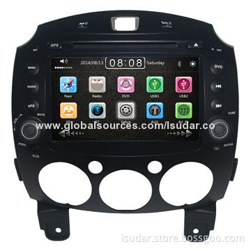 8" Car DVD Player for Mazda 2 2007, with Wi-Fi, 1080p Video Play, Supports iPhone 5S/CPU800M